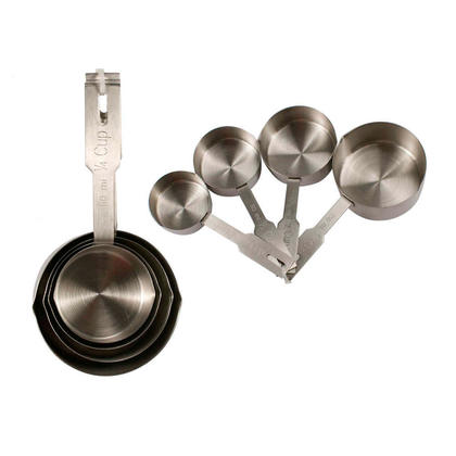 L.Gourmet Stainless Steel Measuring Cup 4Pcs/Pack