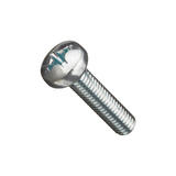 CC SC01 075 25 Cable Organizers Screw 1 4 20 3 4 inch Length Pan Head Quadrex Zinc 25 pack