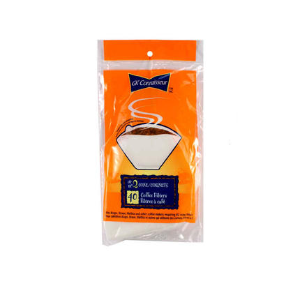 Paper Cone Coffee Filter #2 40Pcs/Pack