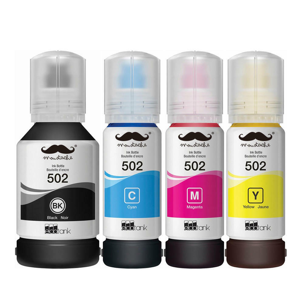 Epson T502 Dye Color Combo Ink Bottle with Sensormatic