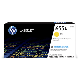 HP HP655A CF452A OEM Color LaserJet Enterprise M652dn HP 655A CF452A Original Yellow Toner Cartridge
