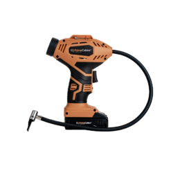 PrimeCables Cab CAP110 Hand Tools Portable Air Compressor Pump Cordless Tire Inflator with Digital Display LED Light PrimeCab