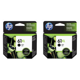 HP HP61XL BK OEM 2PACK DeskJet 1000 HP 61XL CH563WN Original Black Ink Cartridge High Yield Dual Pack 2 Pack