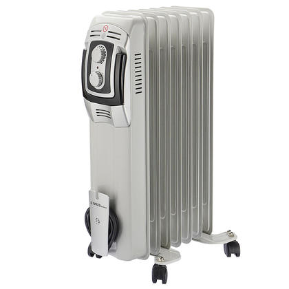 Radiateur à bain d'huile, radiateur électrique portatif, 1500 W - LIVINGbasics®