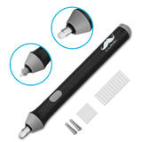 Moustache MOS T39002 Shredders Supplies Electric Eraser Black Moustache