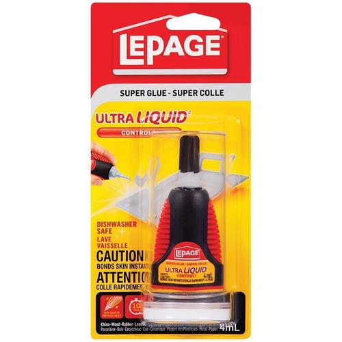 LePage® UltraLiquid™ Super Glue, Dishwasher Safe 4 ml