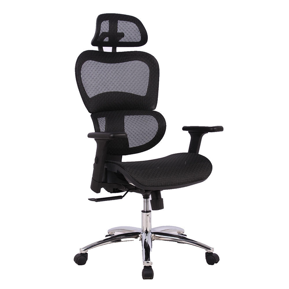 Black Mesh Ergonomic Executive Office Chair, Moustache®