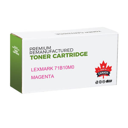 Lexmark 71B10M0 Remanufactured Magenta Toner Cartridge