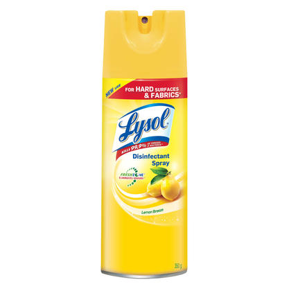 Lysol® désinfectant brume désodorisant spray citron brise 350g 1pc
