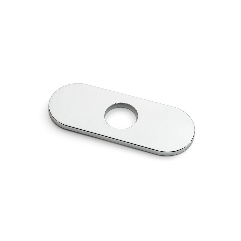 6.25" Faucet Hole Cover Plate Stainless Steel For Bath Sink LIVINGbasics™