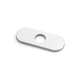 LIVINGbasics LVB FC D2 CR Bathroom Accessories Stainless Steel Bath Sink Faucet Hole Cover Plate for Bathroom or Kitchen
