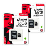Kingston Cab SDCS 16GBCR ALL Memory Card Canvas Select MicroSD Flash Memory Card with Adapter Kingston