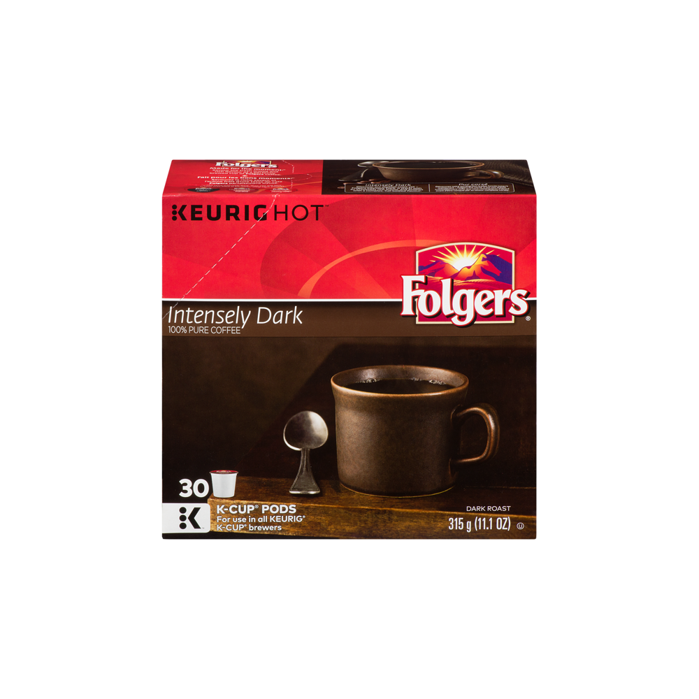 Folgers® Intensely Dark KCup Coffee Pod 270g 30Pods/Pack