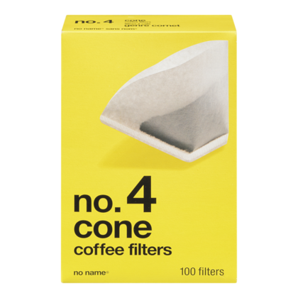 No Name®No.4 Filtre à café 100Filters / Pack