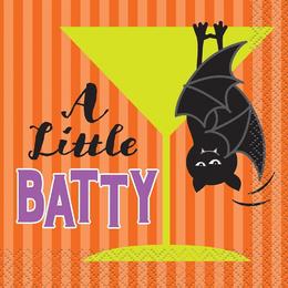 Other Brands LVU 14073 Halloween Party Supplies A Little Batty Cocktail Napkins 16Pcs Pack