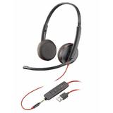 Plantronics 209747 22 Headsets Plantronics Blackwire C3225 Headset Black USB Type A