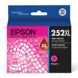 Epson Epson T252XL320 M WorkForce WF 7720 Epson 252XL T252XL320 Original Magenta Ink Cartridge High Yield
