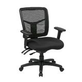 Office Star 513 92343 30 Office Chairs OfficeStar ProGrid Mesh Mid Back Office Armchair Black