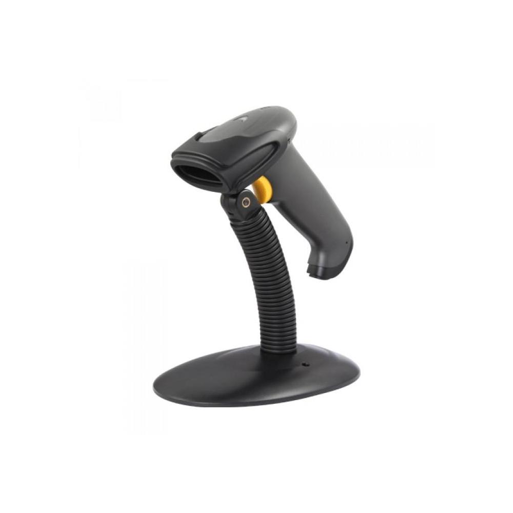 L6500A Corded Barcode Scanner with HandsFree Stand, Black