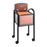 SAFCO 918 5374BL File Carts SAFCO Impromtu Mobile File Cart with Locking Top