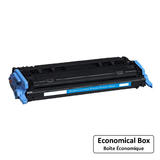 EcoBox Q6001AC EcoBox Color LaserJet 1600 Remanufactured HP 124A Q6001A Cyan Toner Cartridge Economical Box
