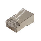 Cab CN RJ45C6SPT 50 Cat6 6a RJ 45 Jacks RJ45 Cat6 Pass Through Shielded Plug Solid or Stranded 8P 8C 50 Pack
