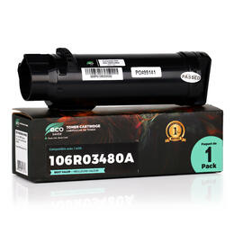 EcoBox Xerox 106R03480 EcoBox Phaser 6510dni XEROX 106R03480 Compatible Black Toner Cartridge High Yield Economical Box