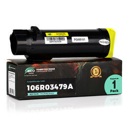 EcoBox Xerox 106R03479 EcoBox Phaser 6510dni XEROX 106R03479 Compatible Yellow Toner Cartridge High Yield Economical Box