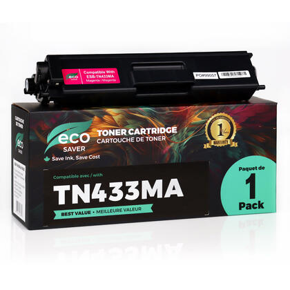 Brother TN433M Compatible Magenta Toner Cartridge High Yield - Eco-Saver