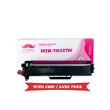 a4309 Moustache TN227M WithChip HL L3210CW Brother TN227 Compatible Magenta Toner Cartridge High Yield Version of TN223 WithC