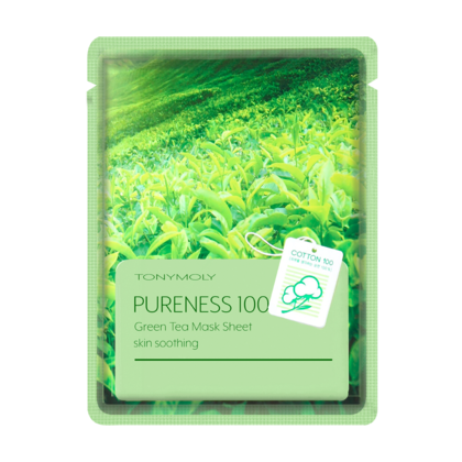 TONYMOLY Pureness 100 Feuille De Masque - Thé Vert