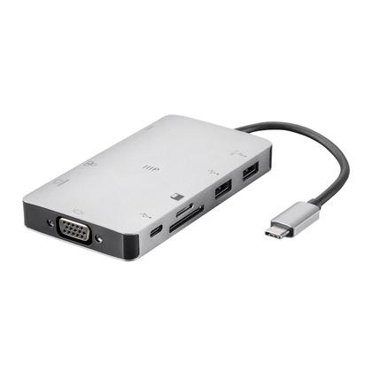 Consul Series USB-C Dock with HDMI, VGA, Gigabit Ethernet, 2 USB 3.0, SD/microSD Reader - Monoprice®