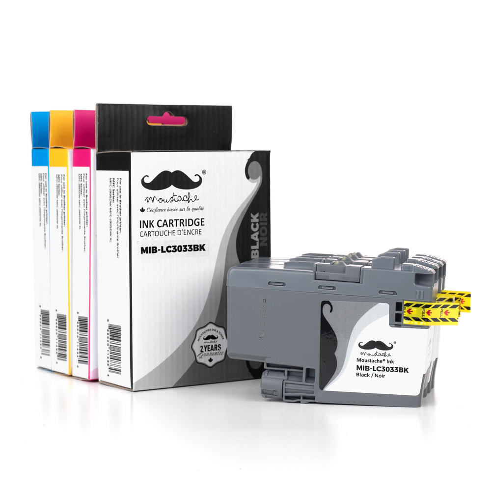 Brother LC3033 Compatible Ink Cartridge Combo Extra High Yield BK/C/M/Y