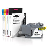 Moustache LC3037 Combo MFC J5845DW Brother LC3037 Compatible Ink Cartridge Combo Extra High Yield BK C M Y Moustache