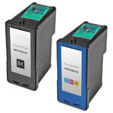 Lexmark 4 Lexmark 5 Combo X2690 Lexmark 4 18C1974 Lexmark 5 18C1960 Remanufactured Ink Cartridge Combo