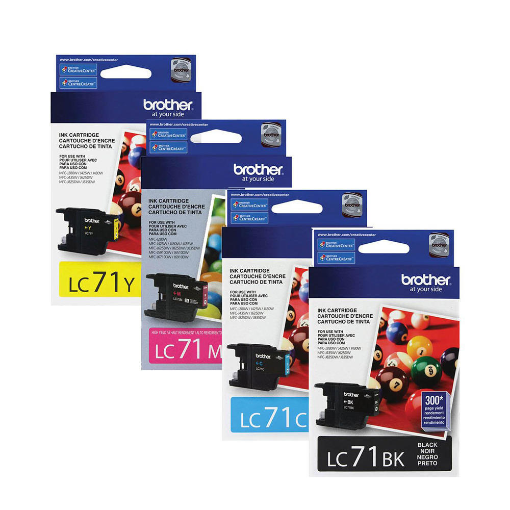 Brother LC71 Ink Cartridge Standard Yield of Brother LC75