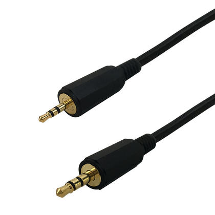 Câble suprême 2.5mm Mâle À 3.5mm Mâle 24AWG FT4 - Black