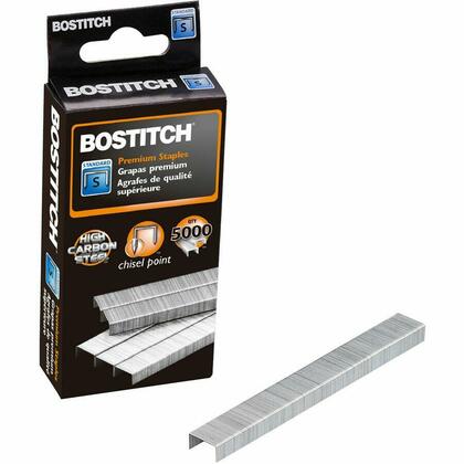 Bostitch® PowerCrown Premium Standard Staples, 1/4" Leg, 20-Sheet Capacity, 5,000/Box 327106