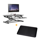 Sit Standing Desk Height Adjustable Ergo Riser ADR+Standing Mat  PrimeCables®
