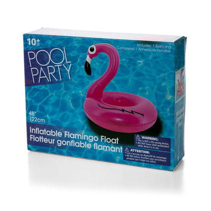Pool Party Inflatable Giant 48" Swim Ring, 2 Assorted Colors