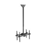 Cab MT 252 BK TV Wall Mounts Stands Dual Swivel Tilt Ceiling Mount Bracket for Flat LCD LEDs Fits Sizes 37 70 inches