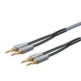 Monoprice Canada Cab 33465 All Speaker Wires 14AWG Oxygen Free Copper PE Insulated Speaker Wire with Banana Plug Pair Monopri