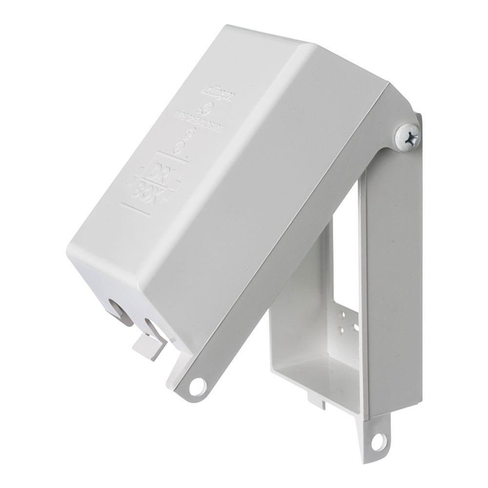 Outdoor Weather Proof Outlet Box, White