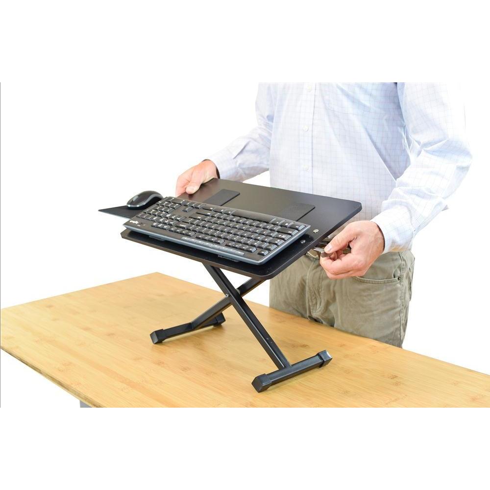 Ergonomic Adjustable Height & Tilt Keyboard Stand (Black)