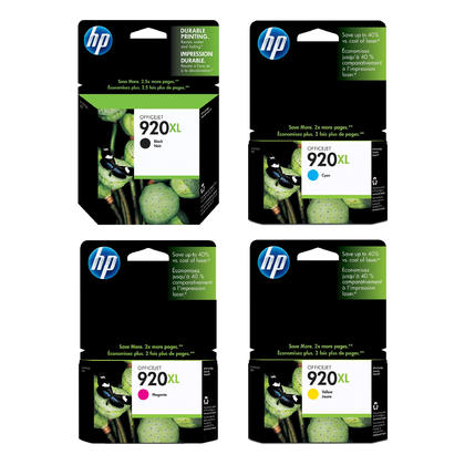 HP 920XL Original Ink Cartridge High Yield Combo BK/C/M/Y