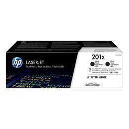 HP HP 201X CF400XD OEM Color LaserJet Pro M252dw HP 201X CF400XD Original Black Toner Cartridge High Yield 2 Pack
