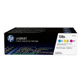 HP 128A 3 pack Cyan Magenta Yellow Original LaserJet Toner Cartridges Per c28d9ccc 1fc2 4175 8ebb d3483885fd66