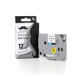 Moustache MTB TZe 231 Label Maker Tapes Brother TZe 231 Label Tape 12mm 0 47 Black on White Compatible Moustache