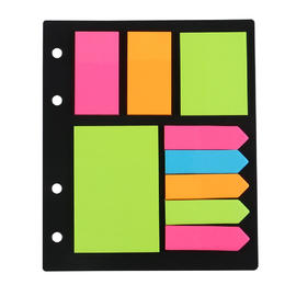 612NS Post it Self Stick Notes Flags Assorted Sticky Notes and Page Markers Fits for Binder