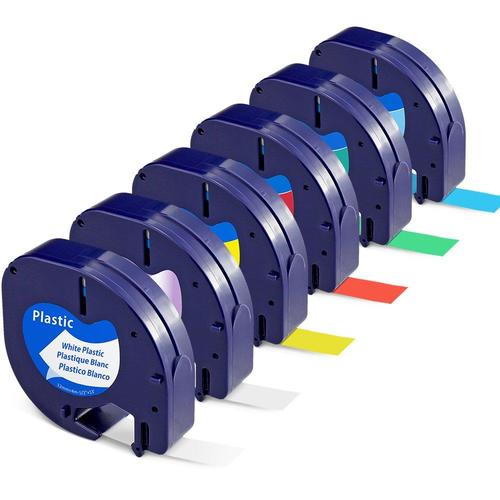 DYMO LetraTag Label Tape Combo, 12mm (1/2
